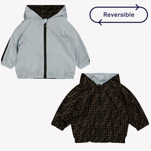 Fendi Bébé Unisexe Veste d'été Bleu Clair