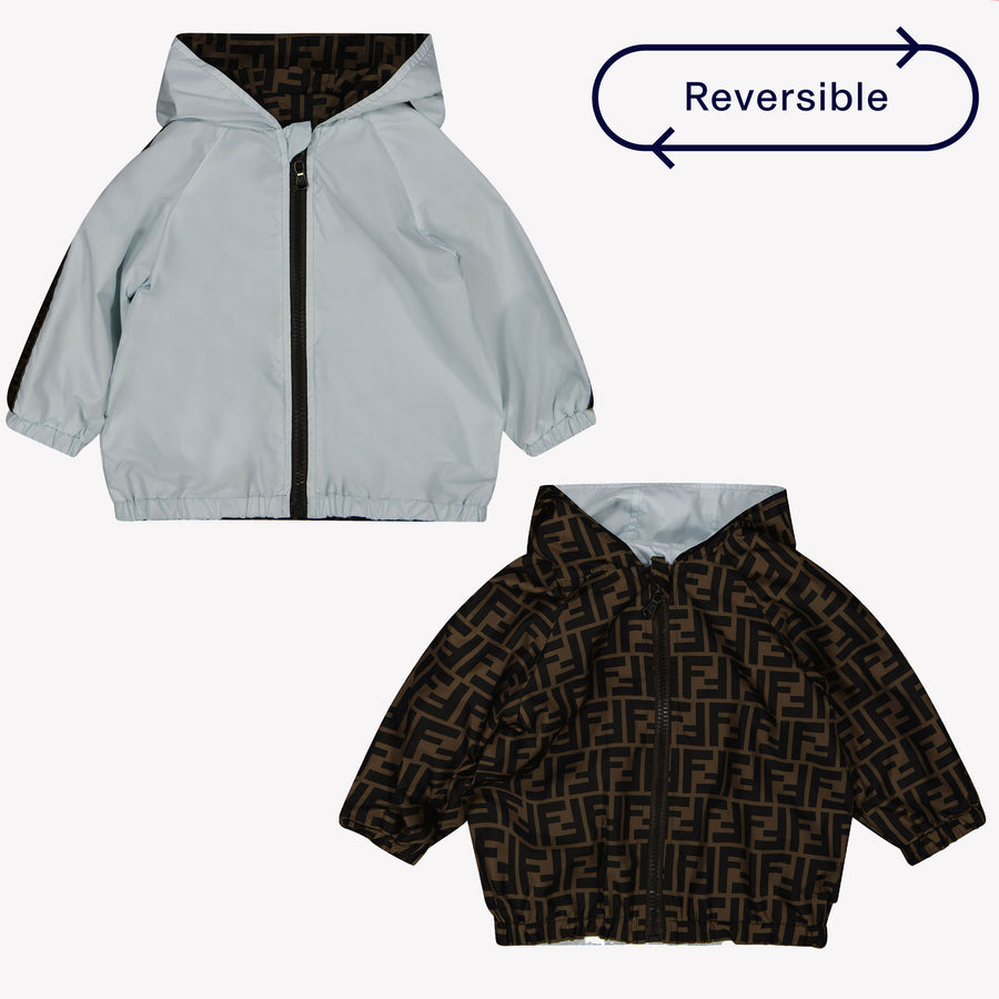 Fendi Bébé Unisexe Veste d'été Bleu Clair