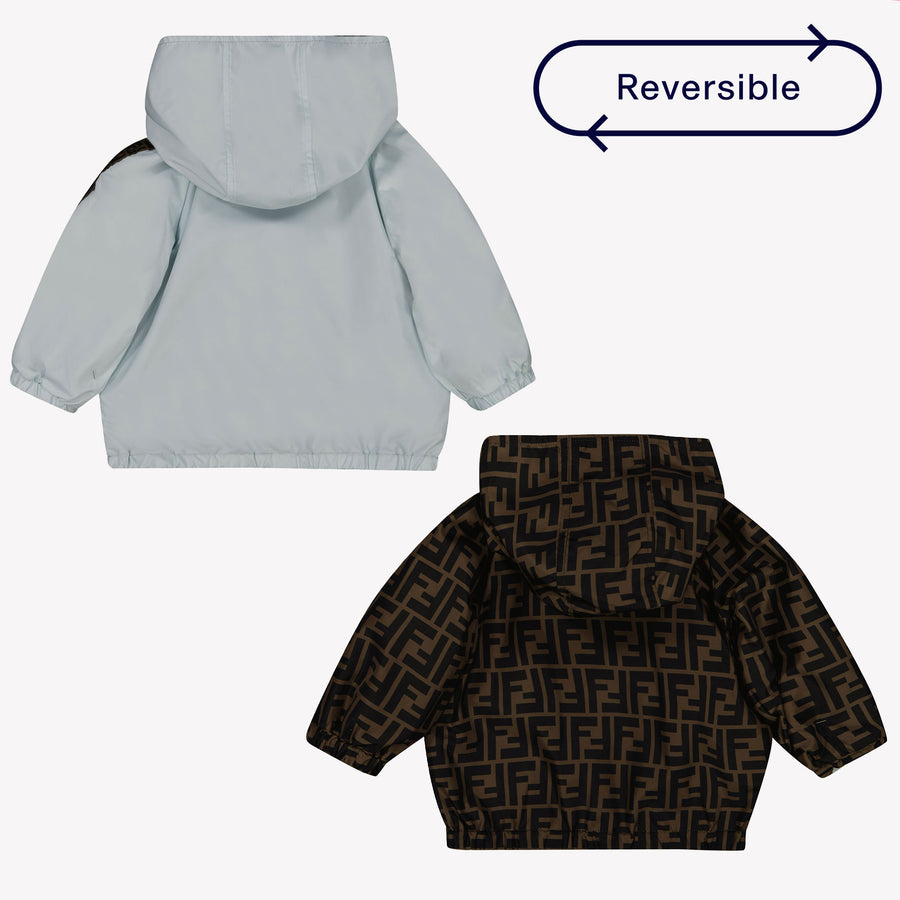 Fendi Bébé Unisexe Veste d'été Bleu Clair