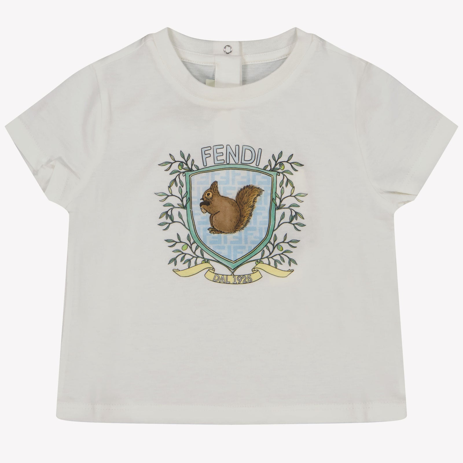 Fendi Bebé Unisex Camiseta en Blanco