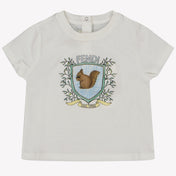 Fendi Bébé Unisexe T-shirt Blanc