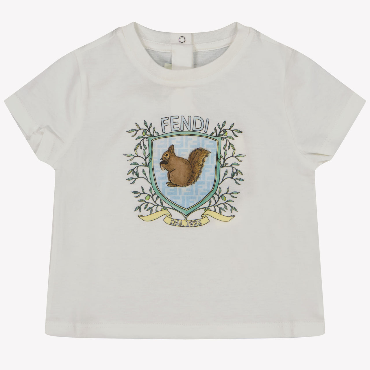 Fendi Bébé Unisexe T-shirt Blanc