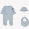 Fendi Bebé Unisex Traje de caja Azul Claro
