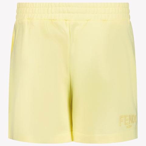 Fendi Kind Mädchen Shorts in Gelb