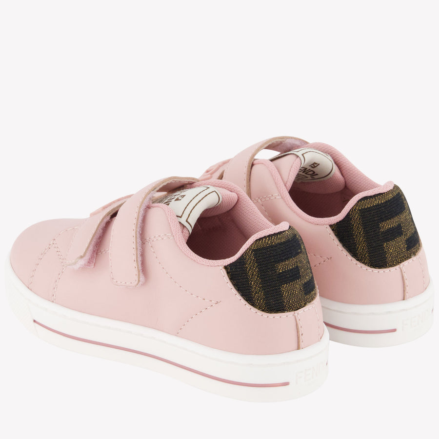 Fendi Filles Baskets Rose Léger