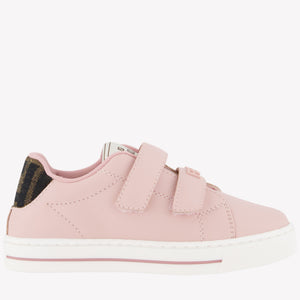 Fendi Filles Baskets Rose Léger