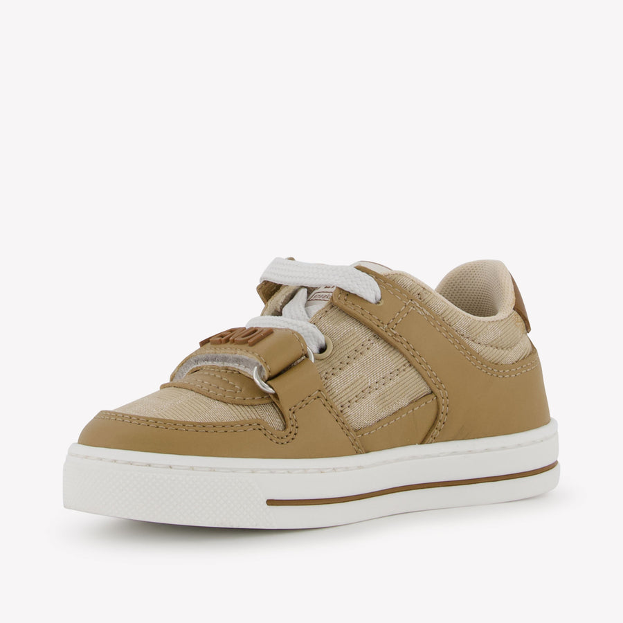 Fendi Unisexe Baskets Beige