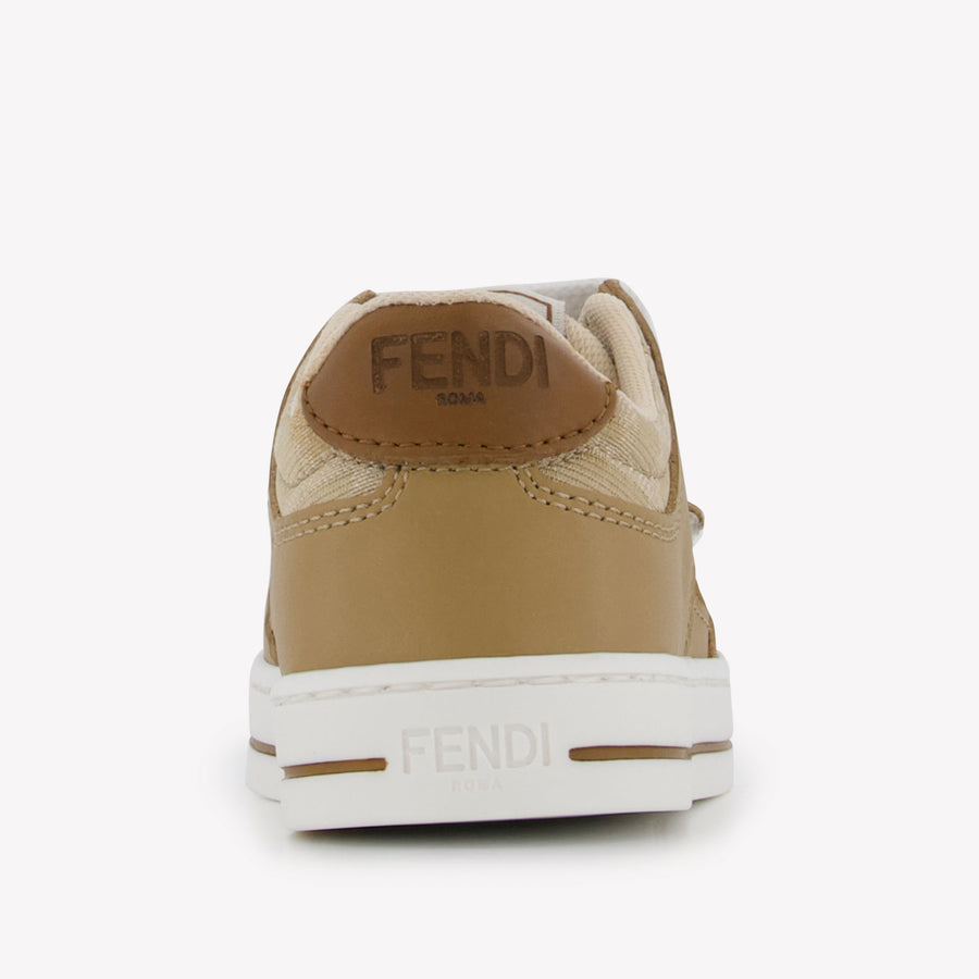 Fendi Unisexe Baskets Beige