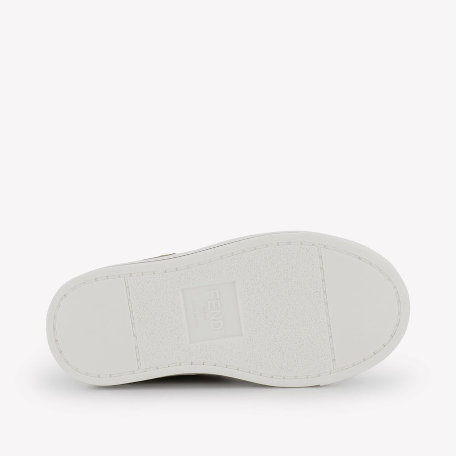 Fendi Unisexe Baskets Beige
