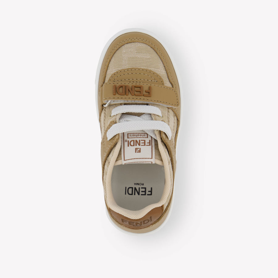 Fendi Unisexe Baskets Beige