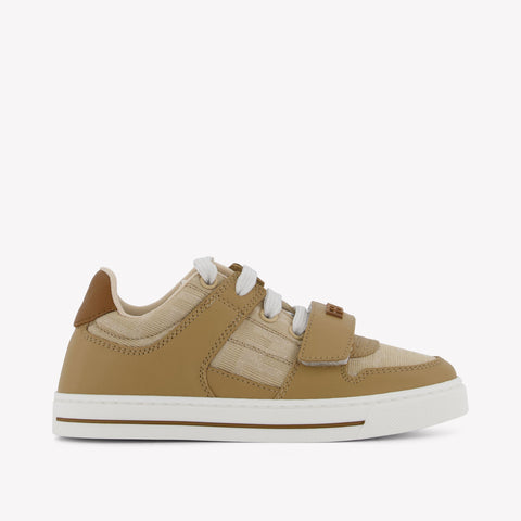 Fendi Unisex Sneakers Beige