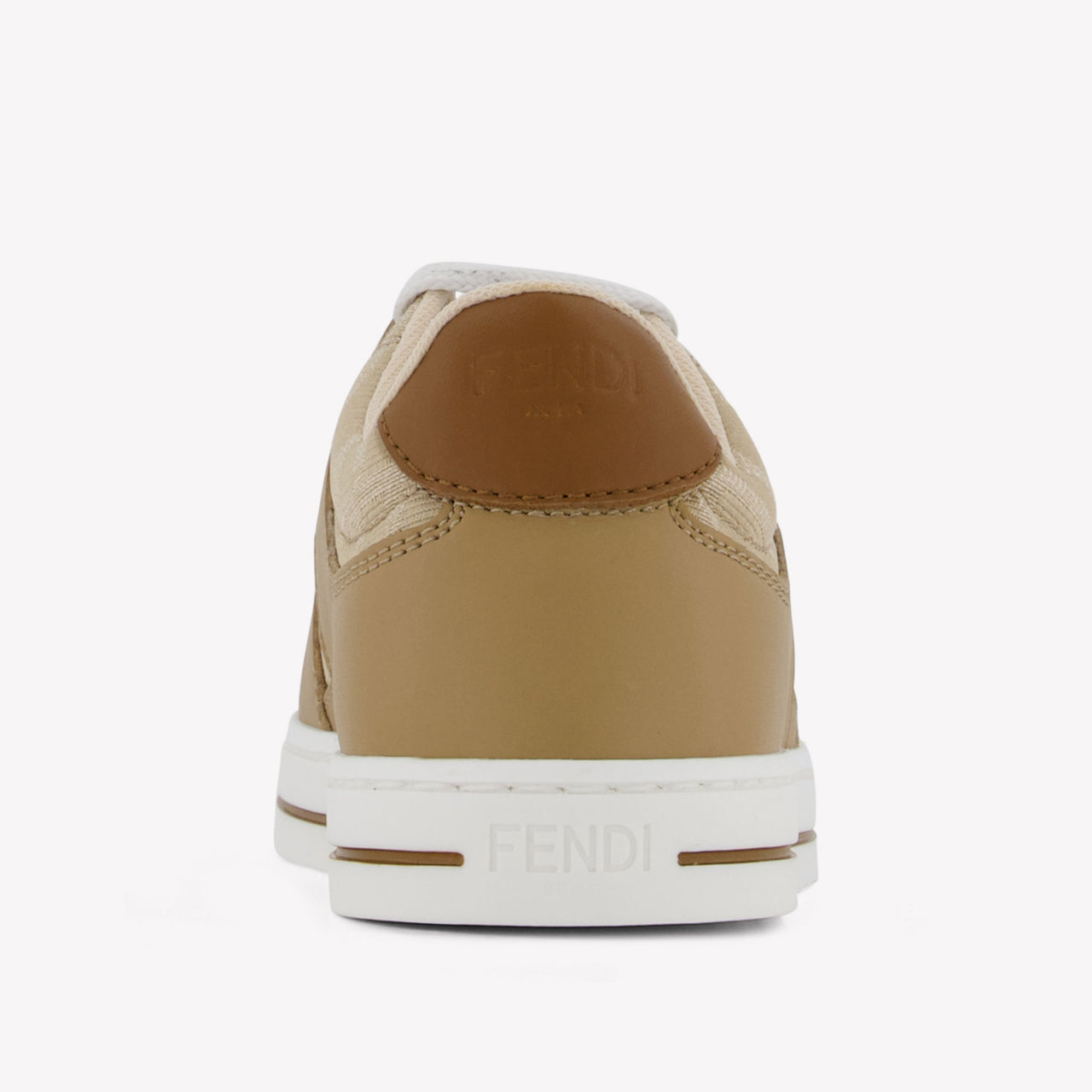 Fendi Unisex Sneakers Beige