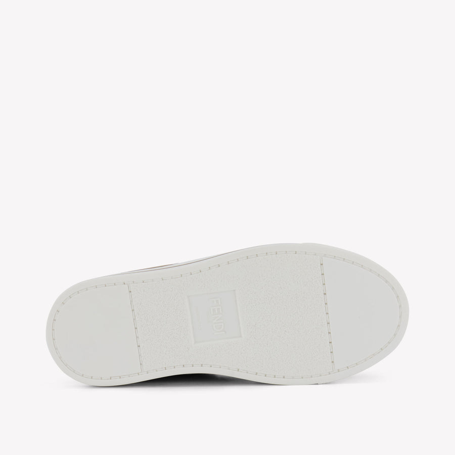 Fendi Unisex Sneakers Beige