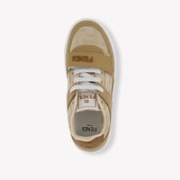 Fendi Unisex Sneakers Beige