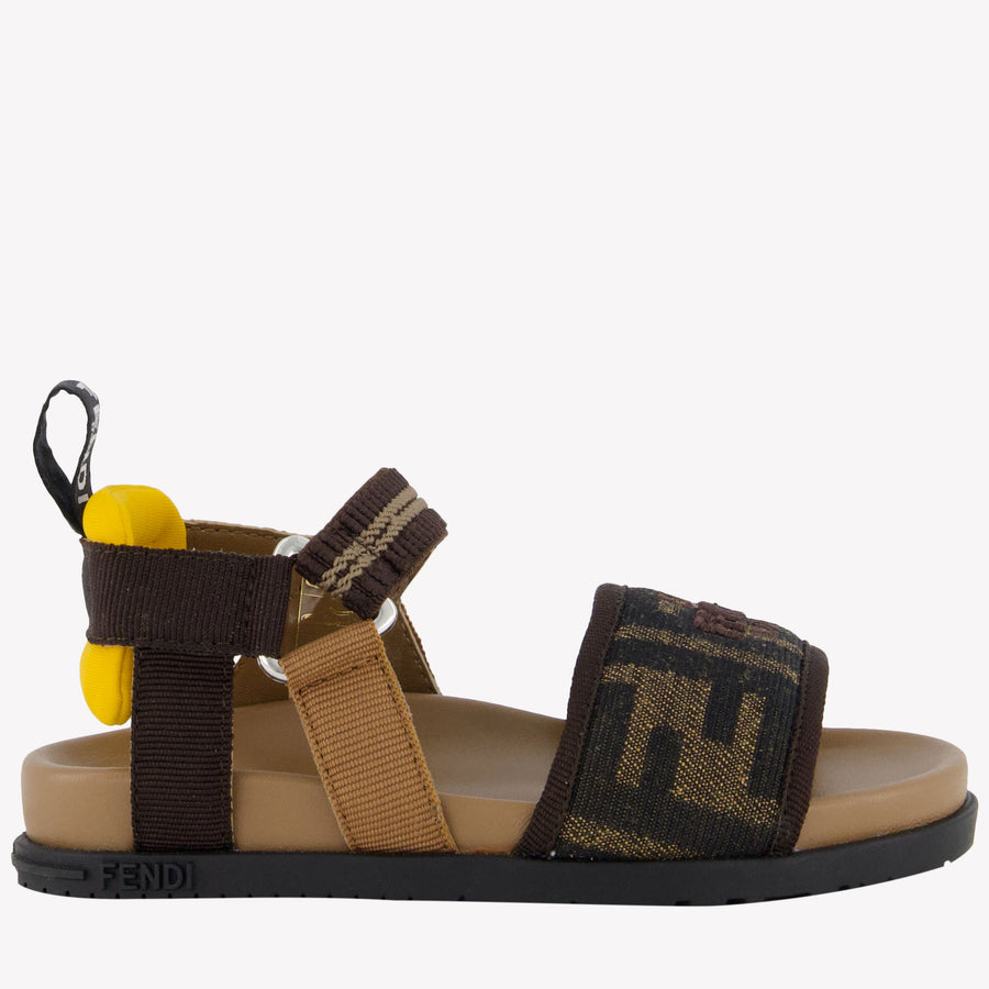 Fendi Unisex Sandali Marrone