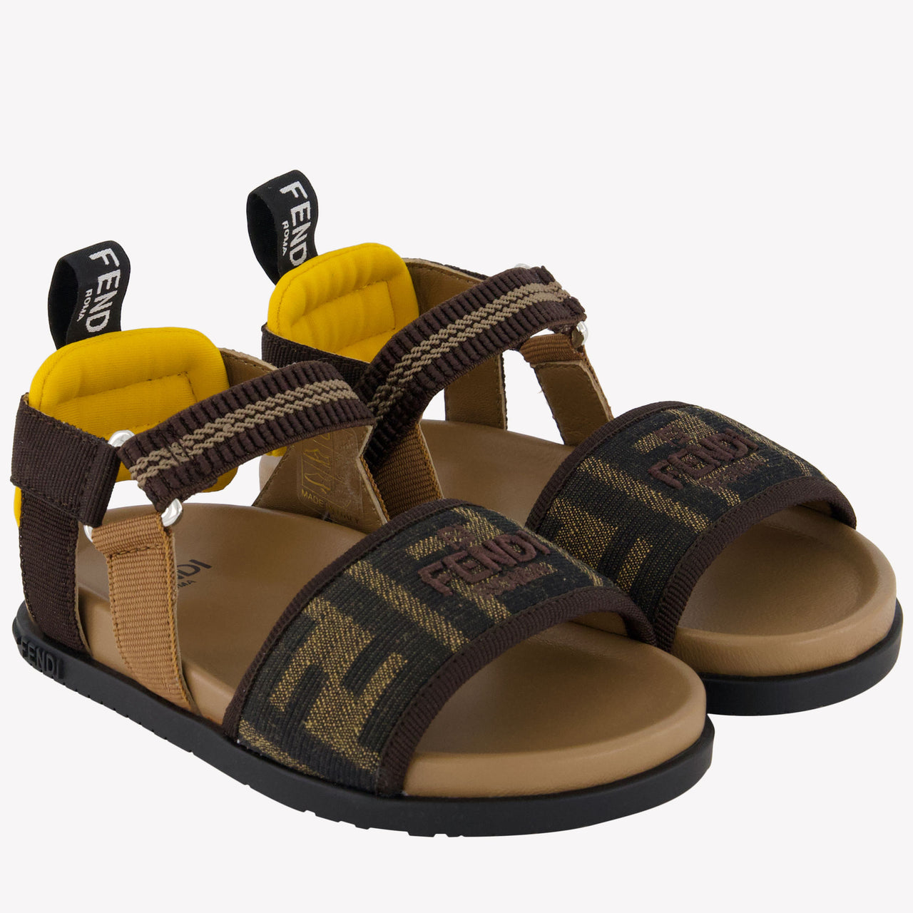 Fendi Unisex Sandali Marrone