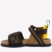 Fendi Unisex Sandali Marrone