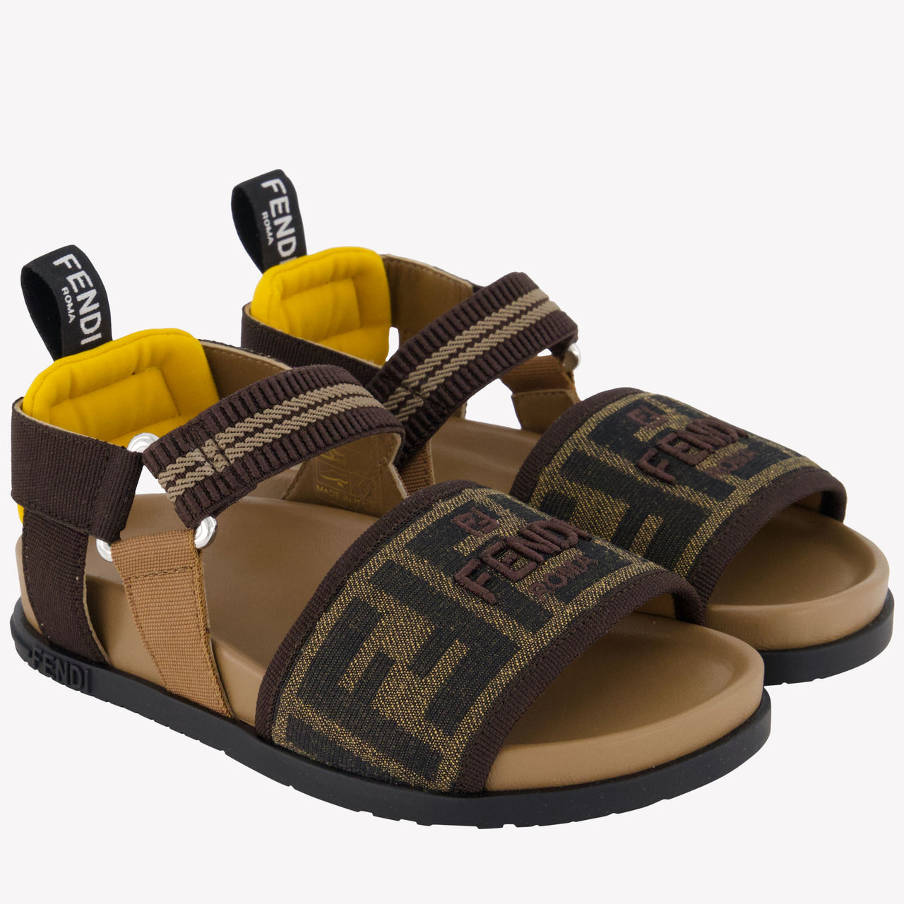 Fendi Unisex Sandali Marrone