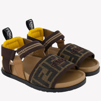 Fendi Unisex Sandali Marrone