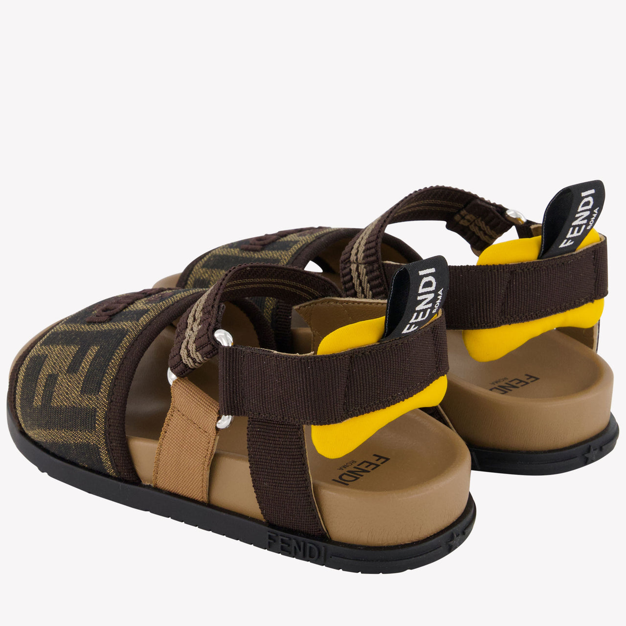 Fendi Unisex Sandali Marrone