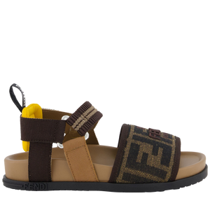 Fendi Unisex Sandali Marrone