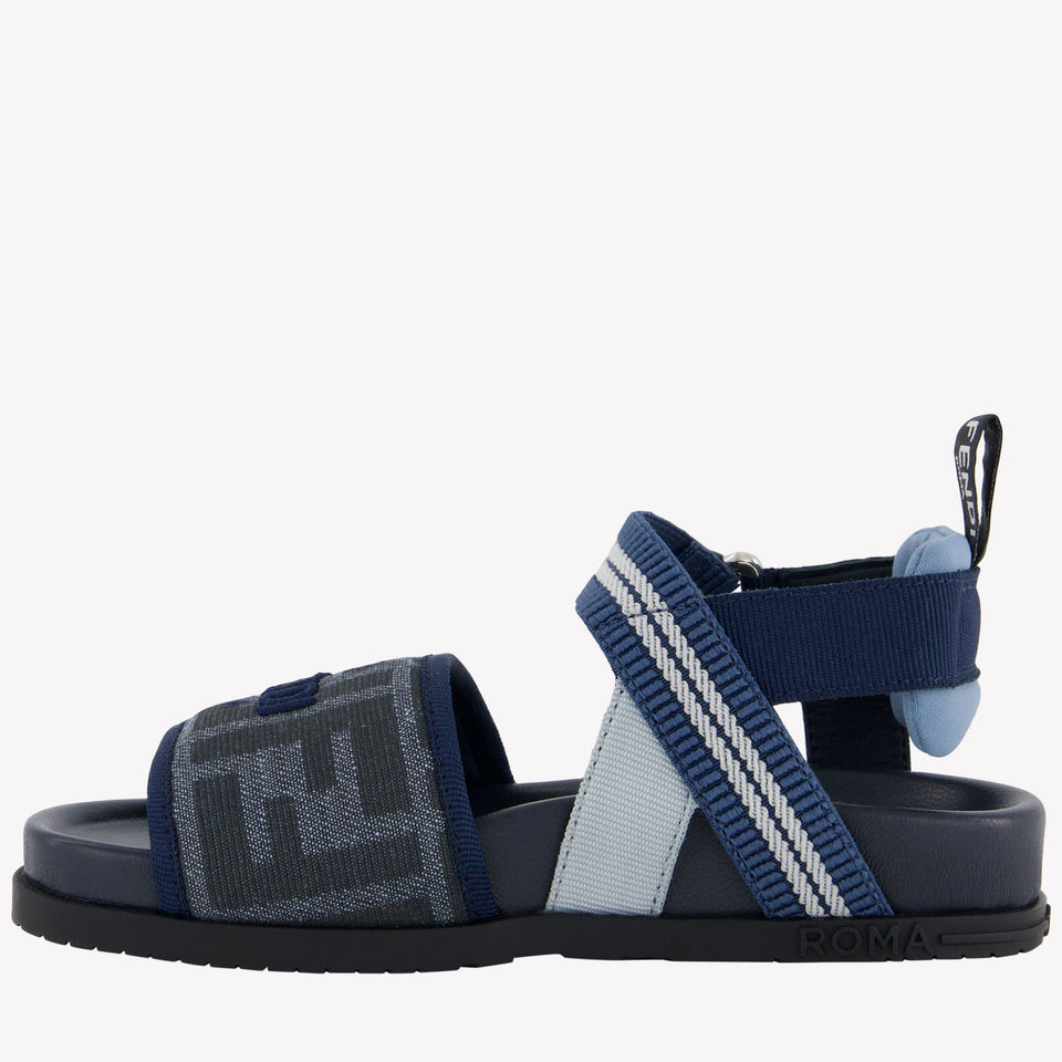 Fendi Unisex Sandali Blu