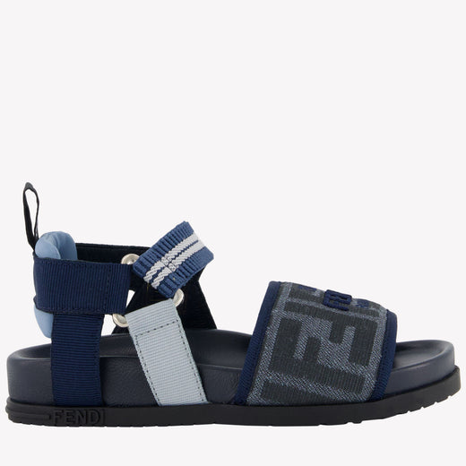 Fendi Unisex Sandalias Azul