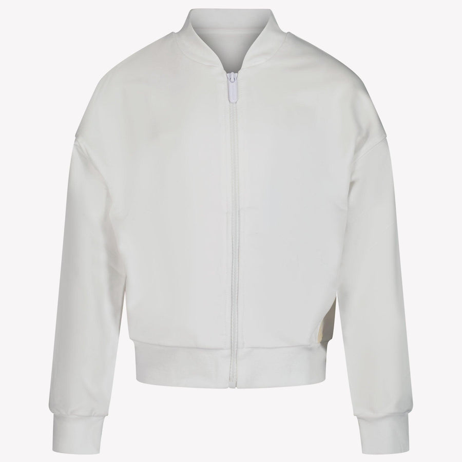 MonnaLisa Enfant Filles Gilet Blanc