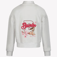 MonnaLisa Enfant Filles Gilet Blanc
