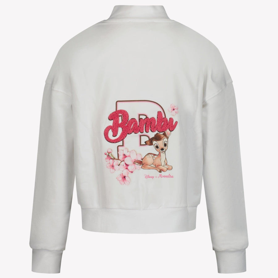 MonnaLisa Enfant Filles Gilet Blanc