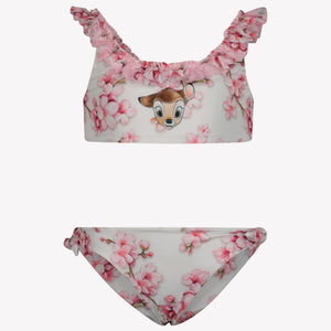 MonnaLisa Enfant Filles Maillot de bain Blanc