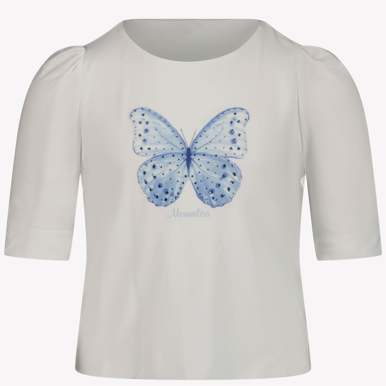 MonnaLisa Niño Chicas Camiseta en Azul Claro