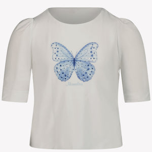 MonnaLisa Niño Chicas Camiseta en Azul Claro