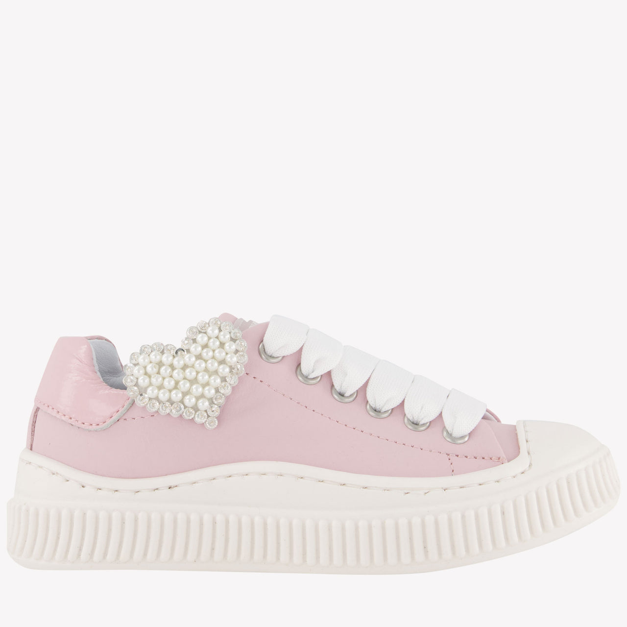 MonnaLisa Filles Baskets Rose Léger