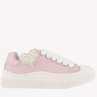 MonnaLisa Filles Baskets Rose Léger