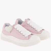 MonnaLisa Filles Baskets Rose Léger
