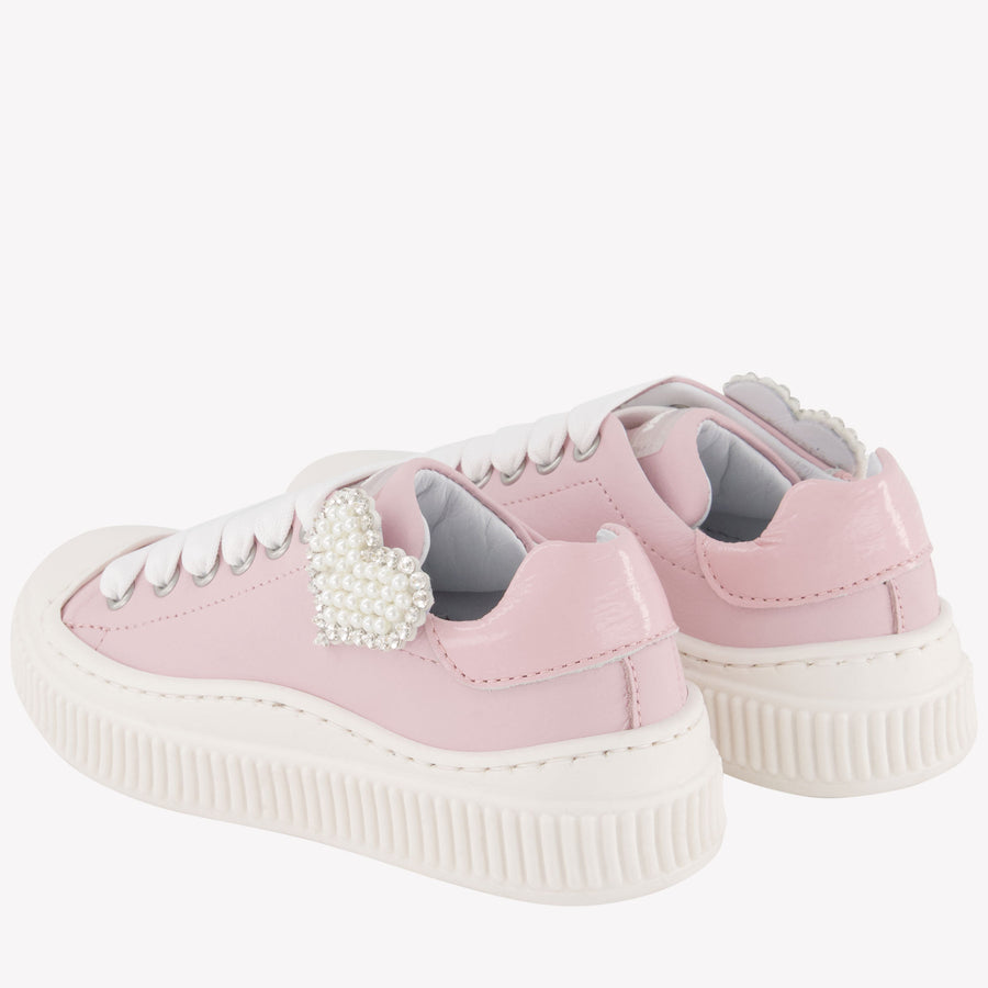 MonnaLisa Filles Baskets Rose Léger