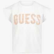 Guess Niño Chicas Camiseta en Blanco