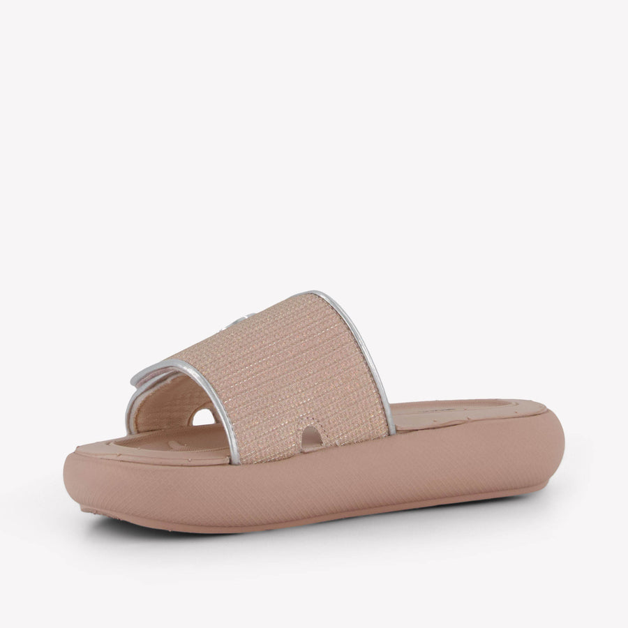 Michael Kors Raelynn Darby Filles Pantoufles dans Rose Léger