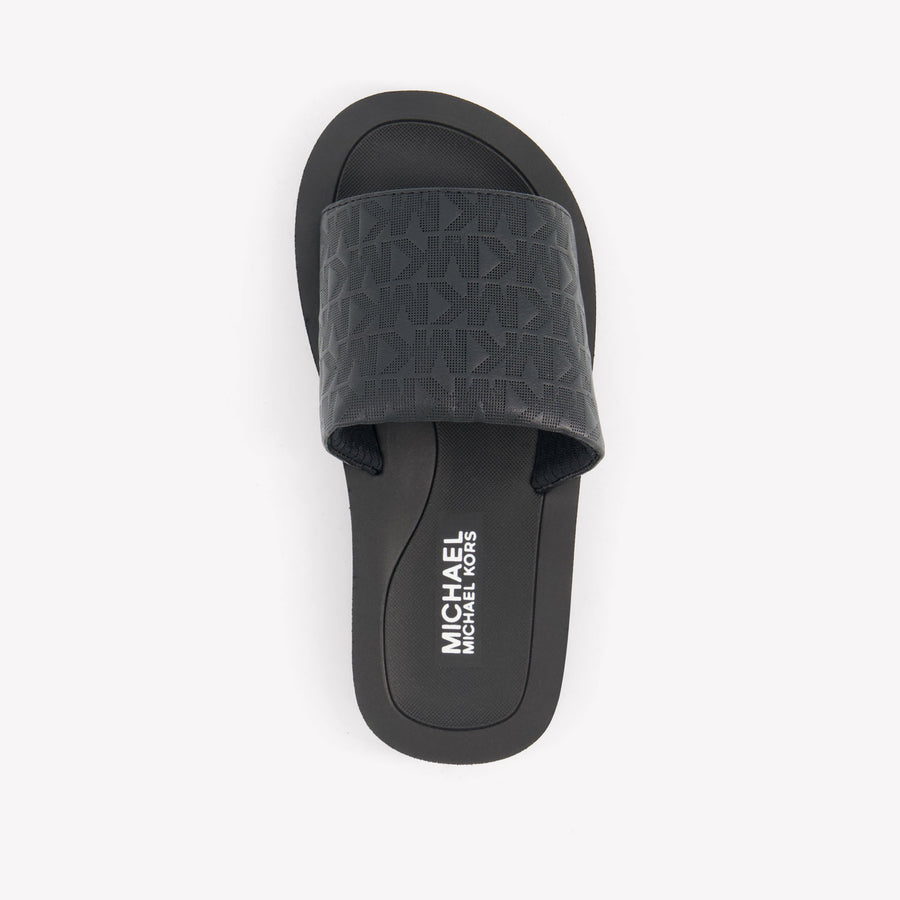 Michael Kors Teagan Merrick Filles Pantoufles dans Noir