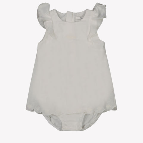 Chloe Baby Girls Boxg Suit  White