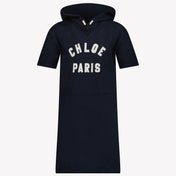 Chloe Ragazzo Ragazze Vestito Navy