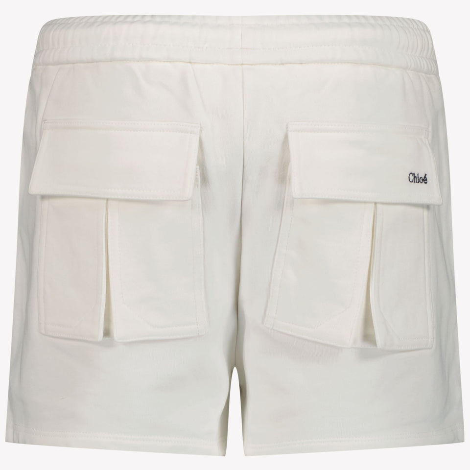 Chloe Niño Chicas Shorts tes Blanco