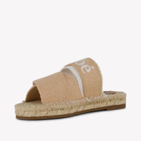 Chloe Filles Pantoufles dans Beige