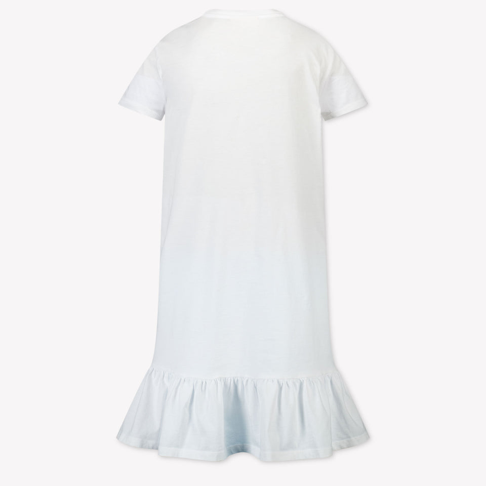 MC2 Saint Barth Ragazzo Ragazze Vestito Bianco