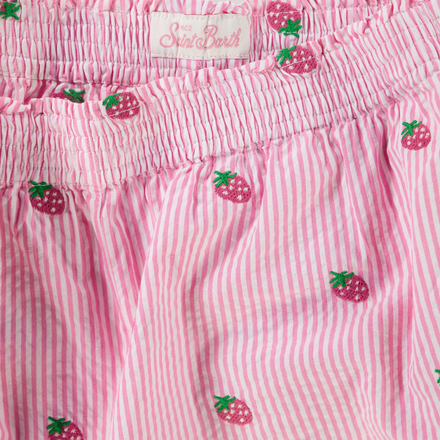 MC2 Saint Barth Kinder Mädchen Shorts Rosa