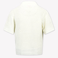 MC2 Saint Barth Kids Girls  T-Shirt Offwhite
