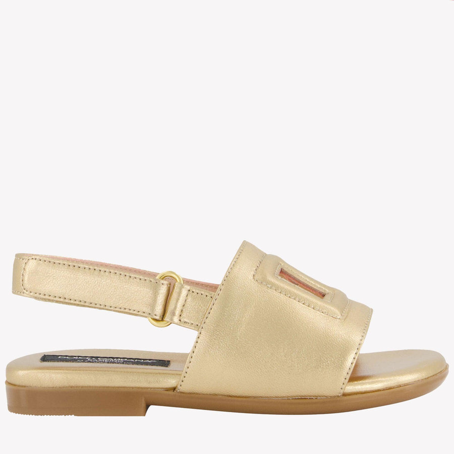 Dolce & Gabbana Filles Sandales Or