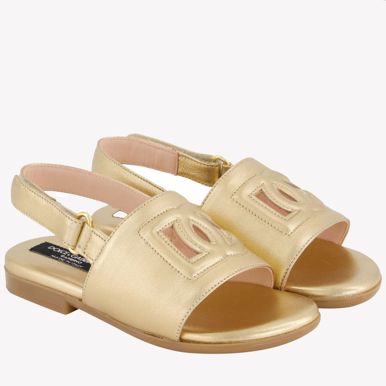 Dolce & Gabbana Filles Sandales Or