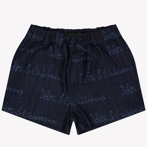 Dolce & Gabbana Bambino Ragazzi Shorts in Blu Scuro